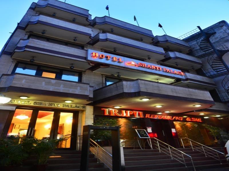 Hotel Shanti Palace West Patel Nagar Nuova Delhi Esterno foto